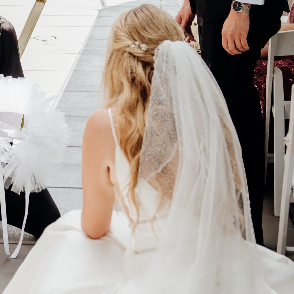 Glitter Cathedral Wedding Veil